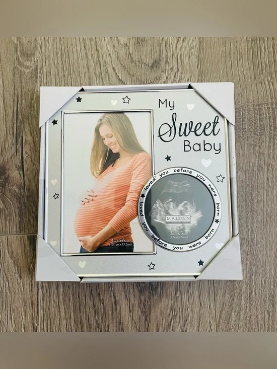 Malden International Designs Picture Frame My Sweet Baby Pregnancy Sonogram New