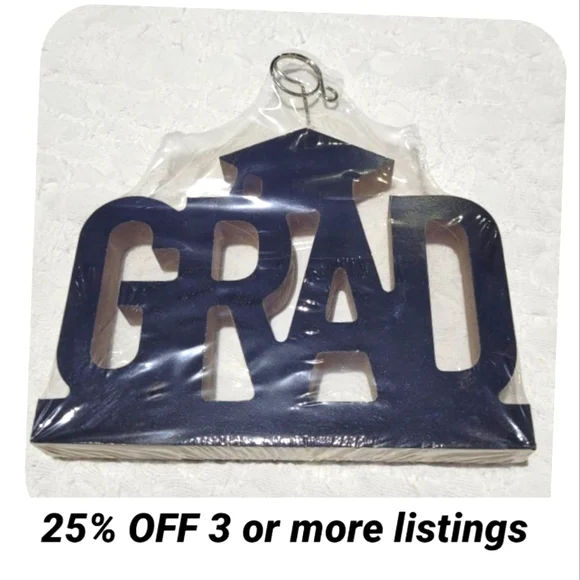 Grad photo holder wood decoration black heavy duty