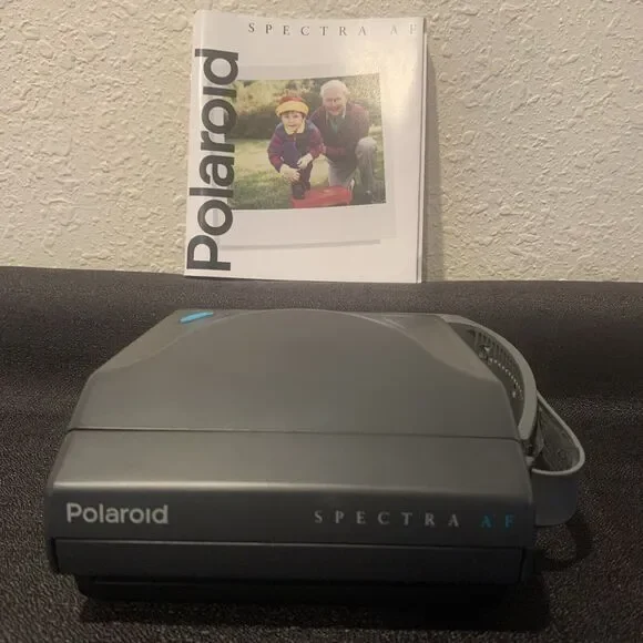 Polaroid Spectra AF Instant Camera With Original Manual Tested & Working