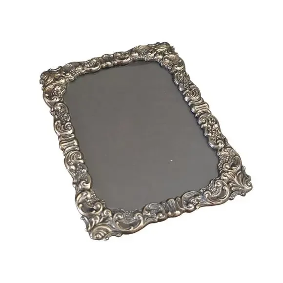Vintage Baroque by Wallace Ornate Silver Plated Picture Photo Frame 766 Retired