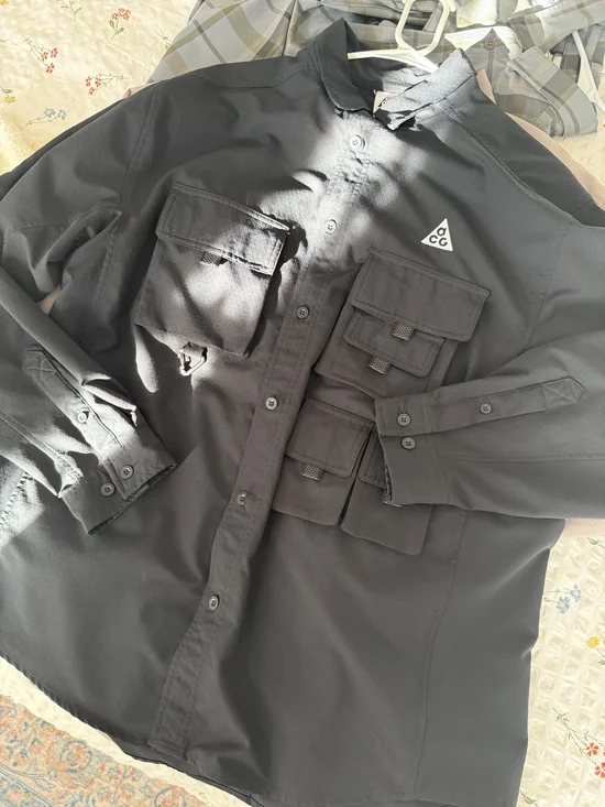 Nike ACG Black Tactical Field Shirt Jacket
