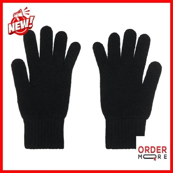 100% Cashmere Gloves One Size Made in Scotland Premium Warm