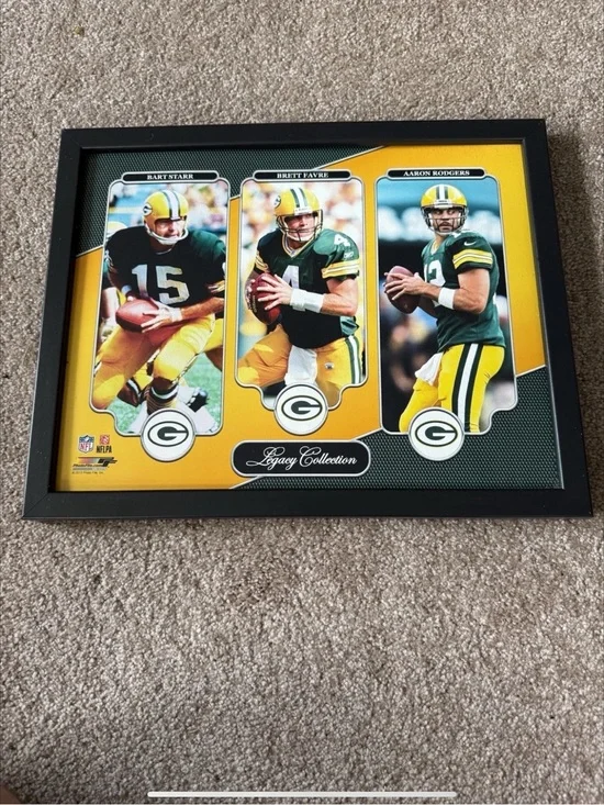 Legacy Collection Aaron Rodgers, Brett Favre, Bart Starr 15x12