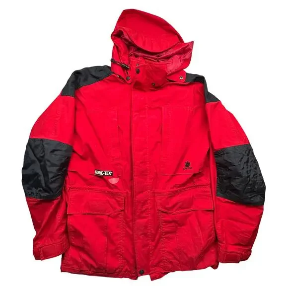 Vintage Alpine Design 91215 Gore-Tex Full Zip Hydrofil Jacket Mens Large Snow