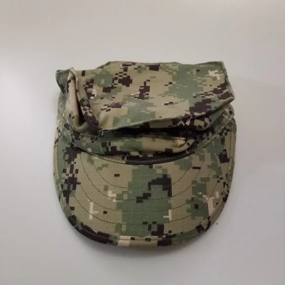 US Navy Working Cap Type III Digital Camo Size 7 Sekri Industries Ripstop