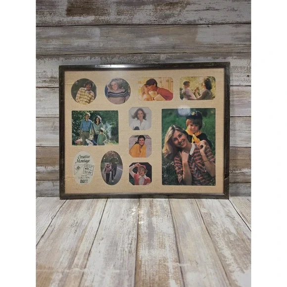Vintage Creative Montage‎ 11x14 Multi Photo Collage Frame Sealed Woolworth READ