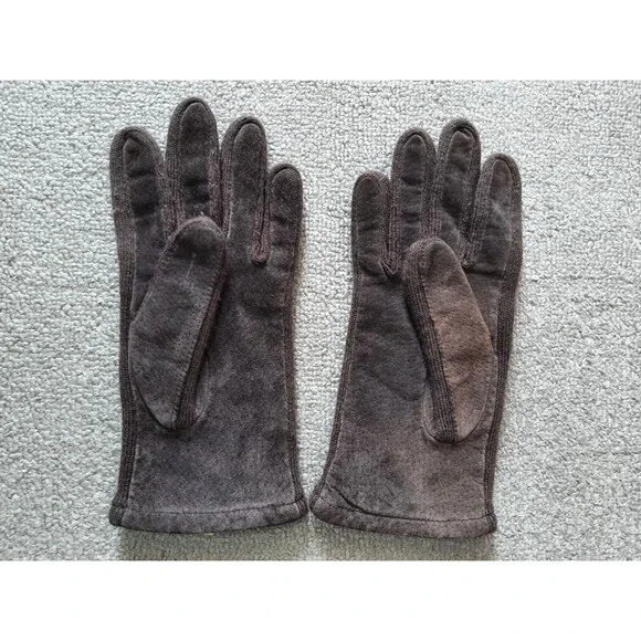 Fownes ladies Brown genuine leather gloves, Small / Medium Thinsulate Insulation