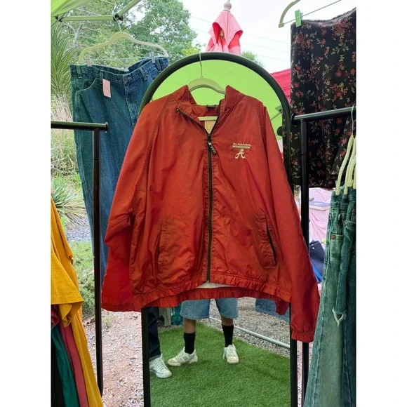 Team‎ Starter Alabama Crimson Tide Windbreaker Jacket Red Mens