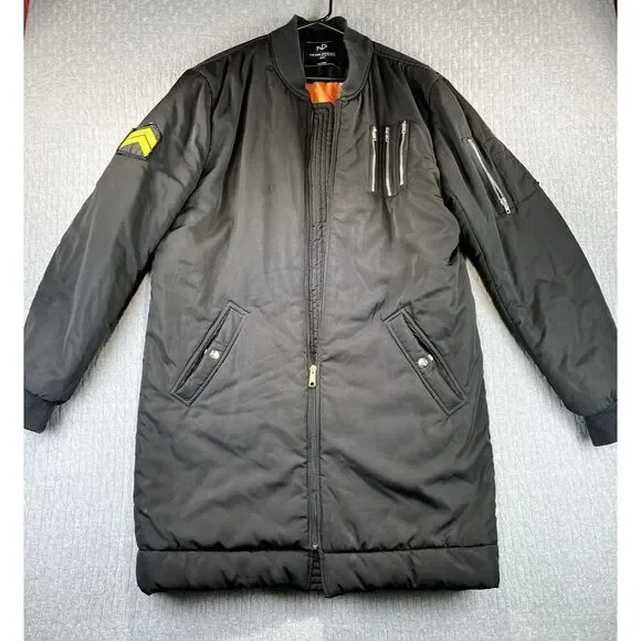 The New Designers mens (XL) Paris Heavyweight‎ Insulated Bomber Zippers jacket