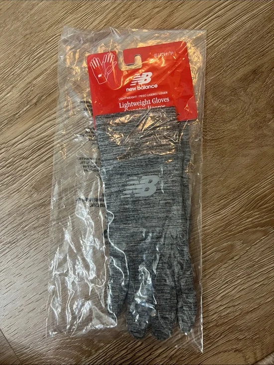 New Balance Grey Lightweight Knit by Gloves