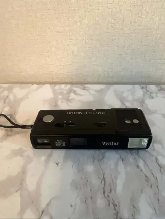 Vintage Vivitar Tele-motor 110 Film Camera with Tested