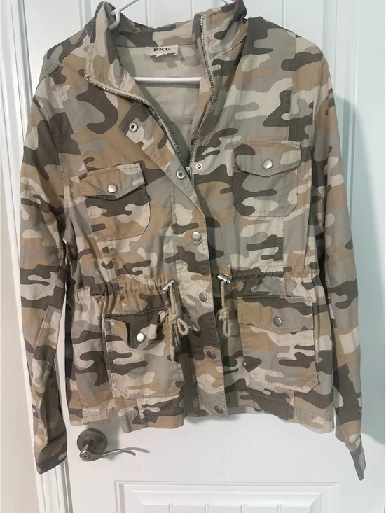 BKE Women's Camouflage Cotton Jacket Size L