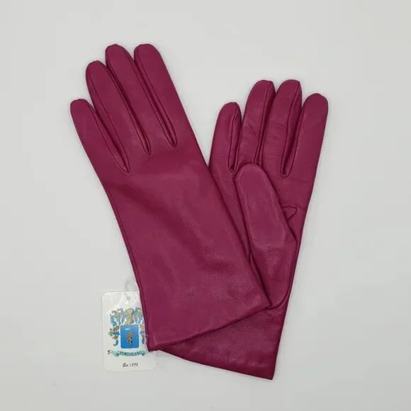 Portolano Cashmere-lined Leather Gloves
