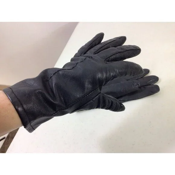 Perrin Leather Driving Gloves Womens Medium