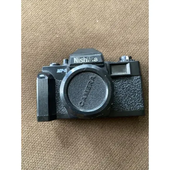 Nishika Camera MF-3 Auto Fix Focus 50mm Lens 1:6 Untested PARTS ONLY