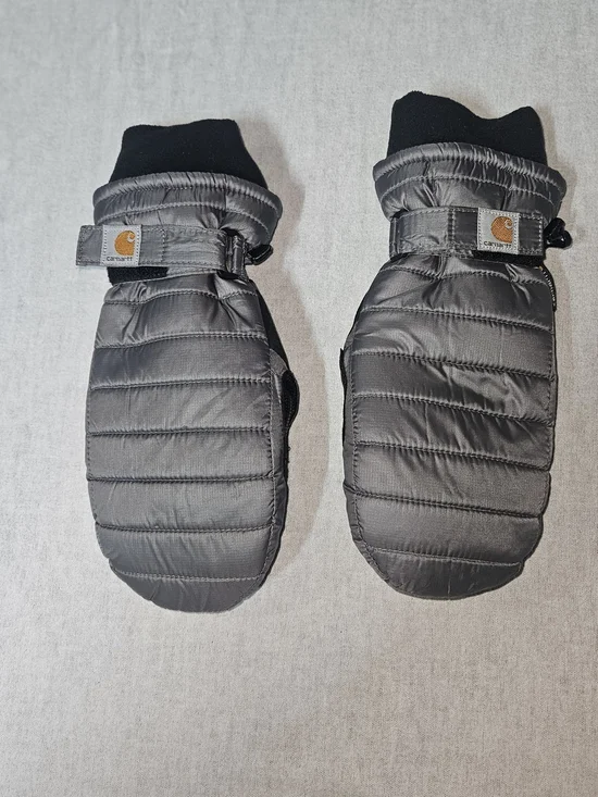 Carhartt Quilted Insulated Mittens in Dark Gray