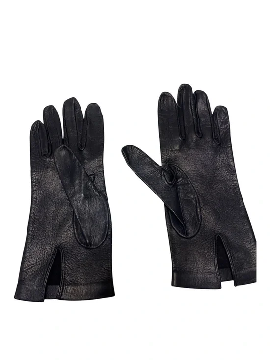Ladies Black Leather Gloves