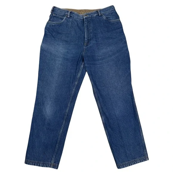 VTG Duluth Trading Co Jeans Men 36x31‎ Blue Ballroom Pants Stonewash Workwear