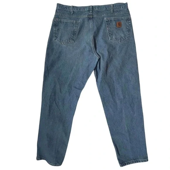 Carhartt Relaxed Fit Jeans Blue Medium Wash Denim‎ 40x32