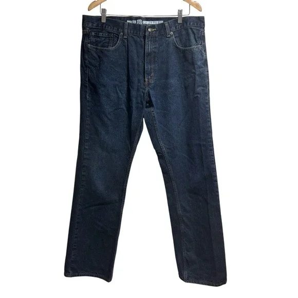 Route 66 Mens RT66 Low Rise Bootcut‎ Jeans 36x34 Denim Pants 5-Pocket Style #682