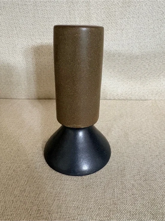 Vintage Jallpa Nina Peru Pottery Bud Vase MCM Earth Tone Ceramic Made in Peru