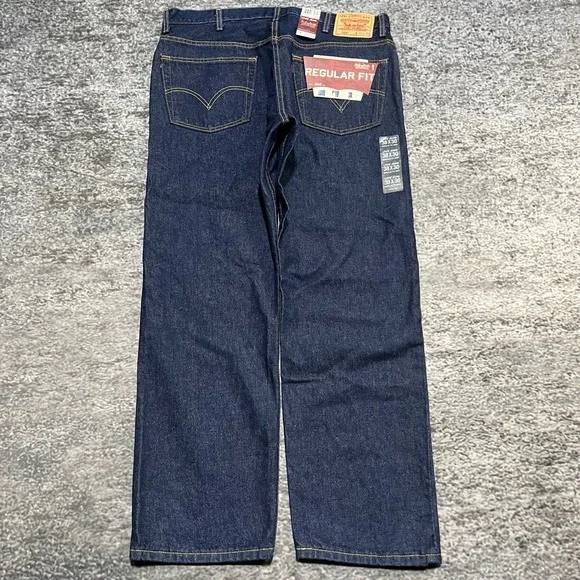 NEW Vintage‎ Levi's 505 Regular Fit Jeans Mens 38x30 Blue Denim Y2K 2000s