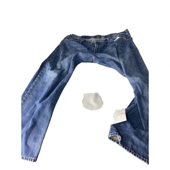 Polo‎ Ralph Lauren Men's Jeans 42x30 Blue Denim Straight Leg Made in Mexico