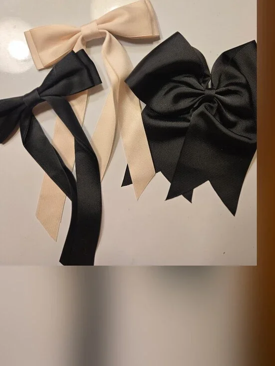 Group Of Women's Hair Ribbons Clips