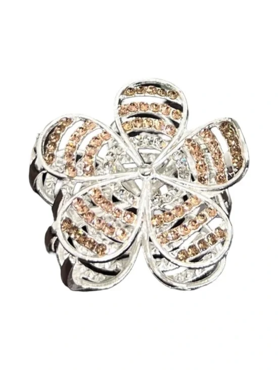 ElegantChampagne Crystal Hair Clip Claw Hair Accessories FINAL PRICE DROP