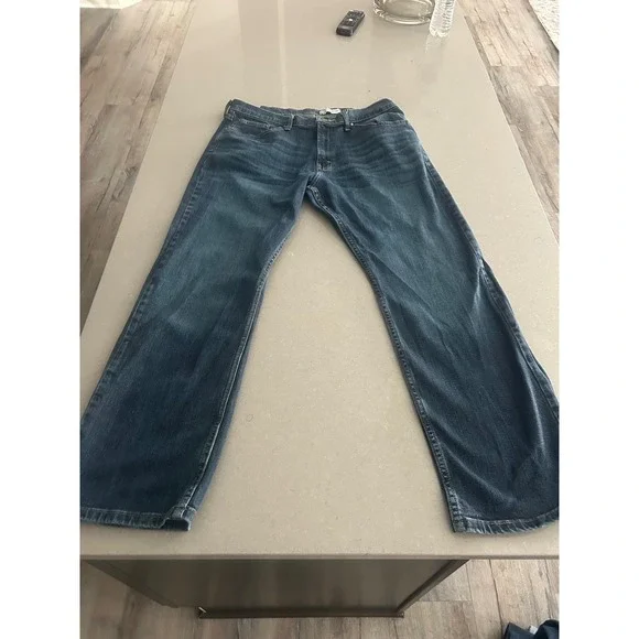 Wrangler Mens Relaxed Boot Jeans Dark Wash Size 36x30 Comfort‎ Fit