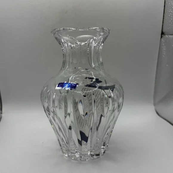 Marquis by‎ Waterford Brookside Crystal Bud Vase 6 Inch Clear Made in Poland