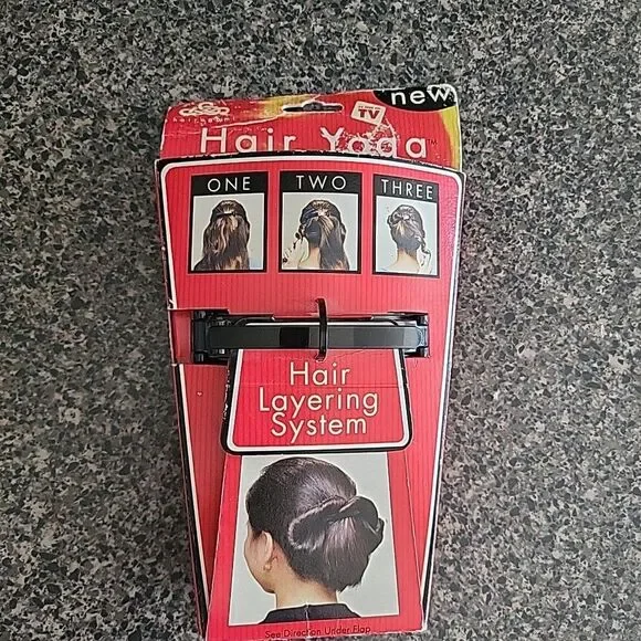Y2K 2001 HAIRAGAMI Hair‎ Yoga Hair Layering System Fashion Clips As Seen on TV