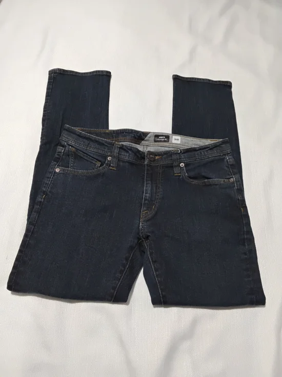 Volcom Vorton Men’s Slim Straight Dark Blue Jeans Sz 32x32.