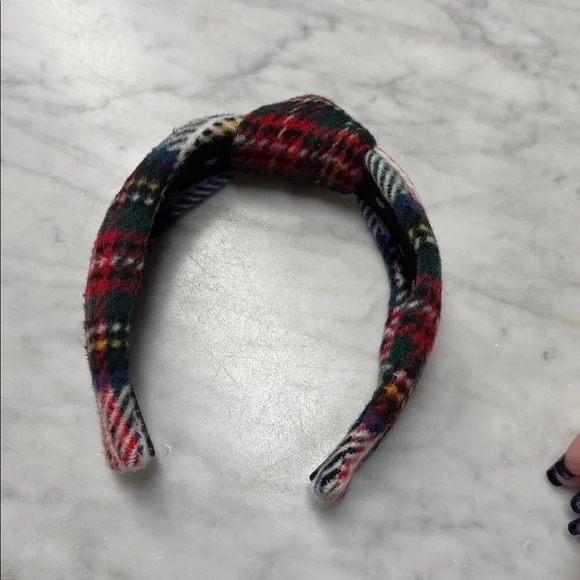 Lele Sadoughi NWOT Flannel Tartan Plaid Headband