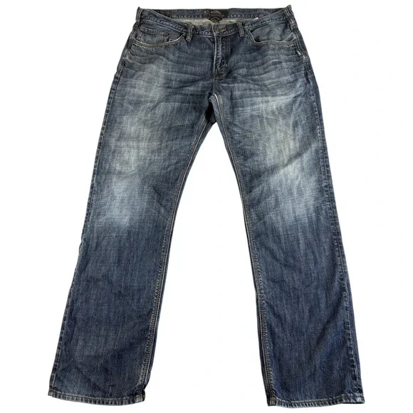 VTG Silver Jeans Co. Grayson Jeans Mens 38x34 Blue Denim Easy Fit Straight Leg