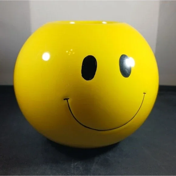 Smiley Face Planter/ Candy Dish