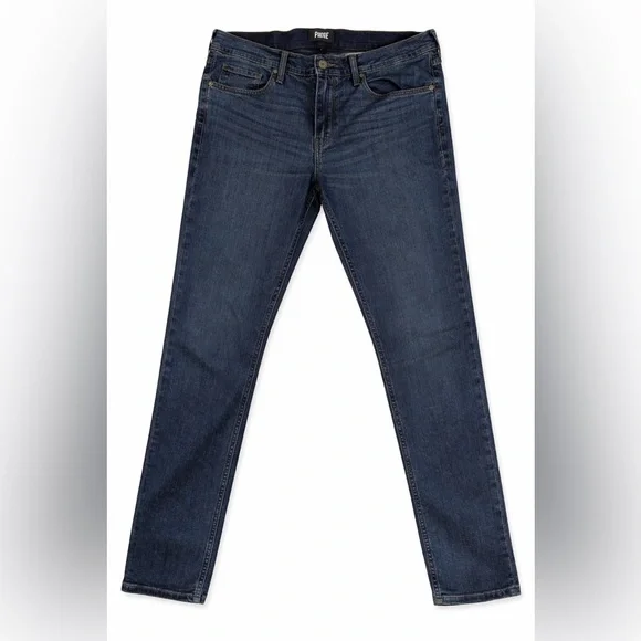 PAIGE Croft Dark Wash Skinny Jeans Stretch Premium Denim