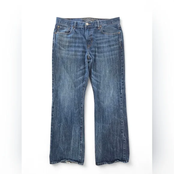 American Eagle Outfitters Original Bootcut Jeans Men’s 36x32 Blue Denim