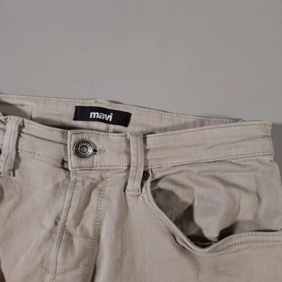 Mavi Zach Straight Leg Jeans Mens 31x30 Tan Khaki Cotton Blend Twill‎ Pants