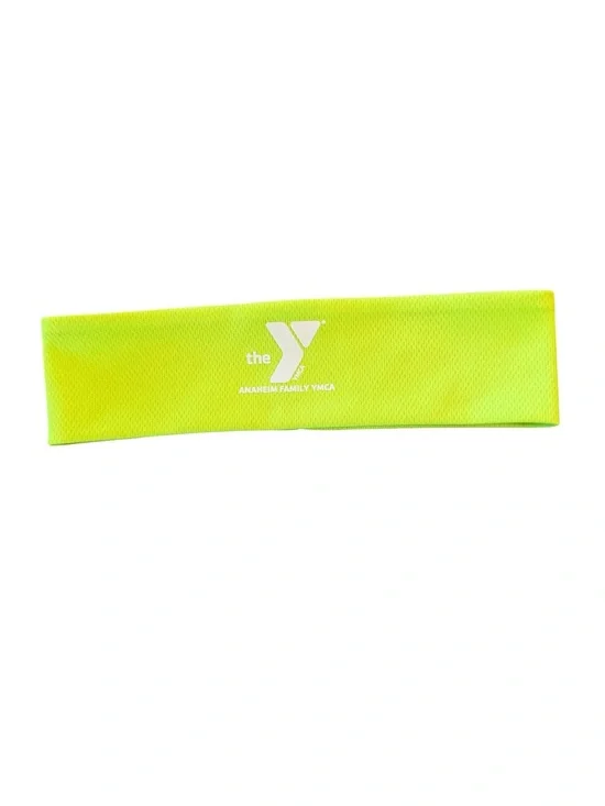 Anaheim Family YMCA Neon Yellow Fitness Headband