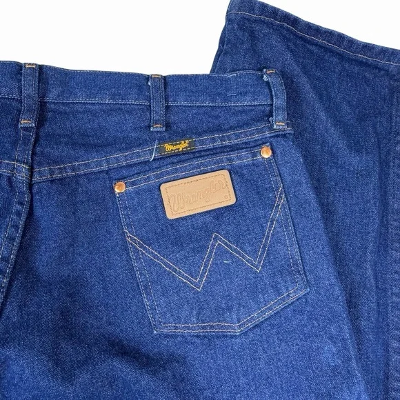 Wrangler 13 MWZ Denim Jeans Pants‎ Cowboy Cut Blue Mens 36x34 Pro Rodeo Classic