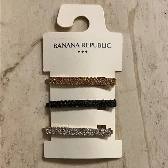 NWOT Banana Republic jeweled hair pins