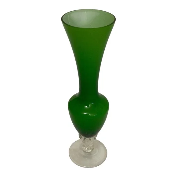 Glass Bud Vase Home Decor 8.5