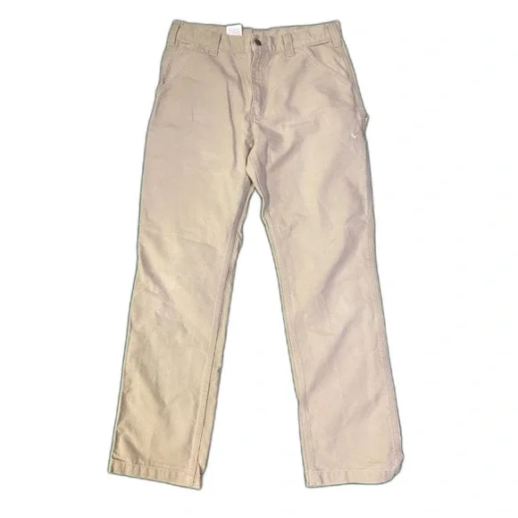 Carhartt Carpenter jeans pants relaxed fit tan size 33