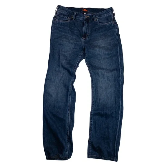 Tommy Bahama Jeans Mens 33x32 Blue Excellent Standard Fit Dark Wash Straight Leg