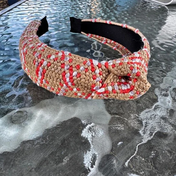 New Hand Woven Knot Headband Straw Raffia Braided Fashion Hair‎ Accessory