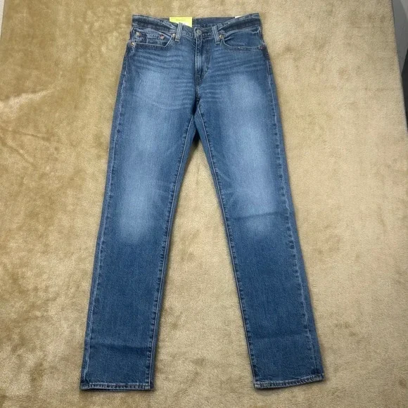 Levis Premium 511 Slim Mens Jeans 31x34 Blue Premium Performance 04511-5242 NWT