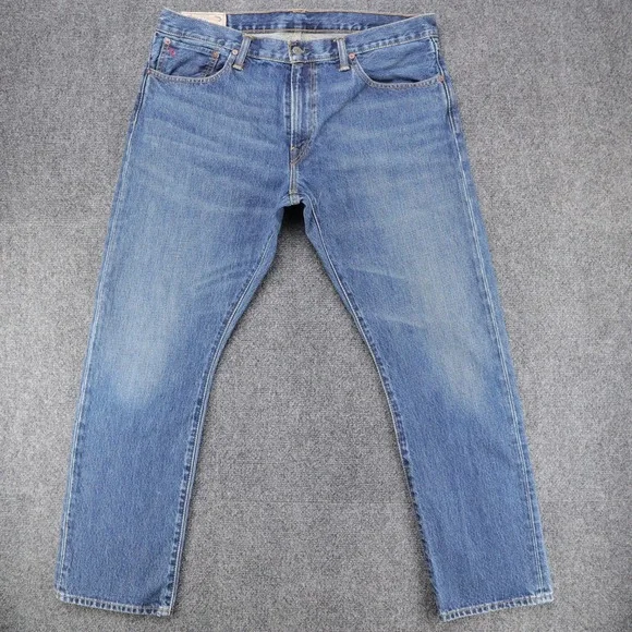 Polo Ralph Lauren Varick Slim Straight Mens Cotton Blue Jeans 36x30