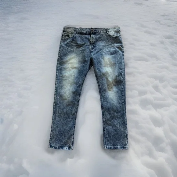 Rocawear Skinny Jeans, Elastic Waist, Men's 40x30