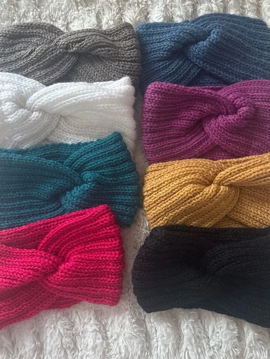 Kids Knit Twist Headband - Multicolor